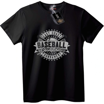 NOONEBRAND Тениска Шампиони източен бряг бейзбол - 2XL, Black