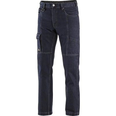 Canis CXS Nimes II pánske pracovné nohavice jeans do pása tmavo modré