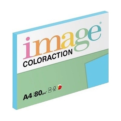 Image Coloraction A4, 80g papír barevný, modrý světlý, 100 listů
