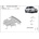 Scut Motor - Румъния Метална кора под двигател mercedes c (w203) от 2003 до 2007 (73693)