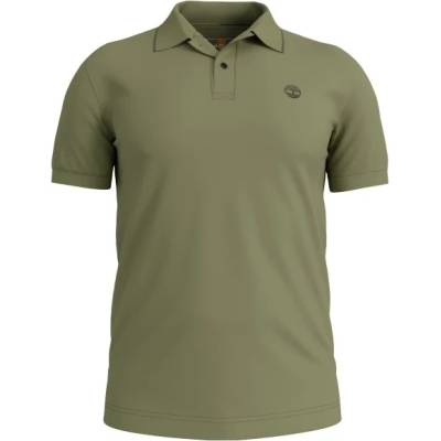 Timberland Мъжка поло тениска Timberland Millers River Printed Neck S/S Polo shirt - Sage (216-8623-0312)