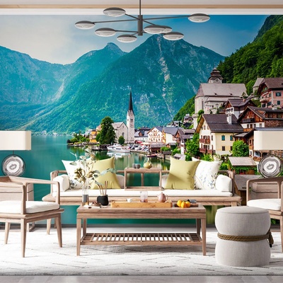 Art Gift Decor Фототапет - езерото Hallshtatt