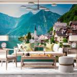 Art Gift Decor Фототапет - езерото Hallshtatt