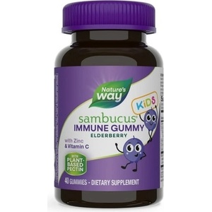 Nature's Way Sambucus Kids Immune Gummy, 40 желирани таблетки, Nature's Way (12346)