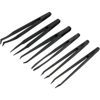 SPROTEK Антистатични esd пинцети Комплект от 6 броя stt523 st-t523 (st-t523)