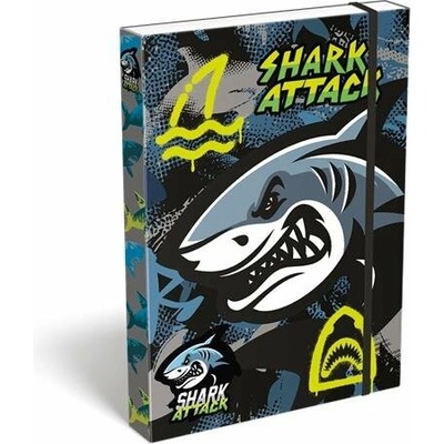 LIZZYSULI Box na zošity A4 Shark Attack