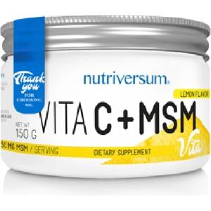 Nutriversum MSM + Vitamin C, 150 Grams