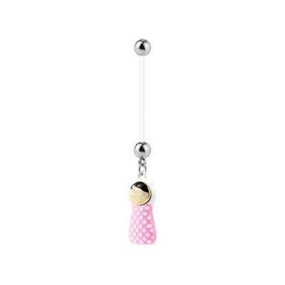 Šperky4U těhotenský piercing do pupíku WP0004-P
