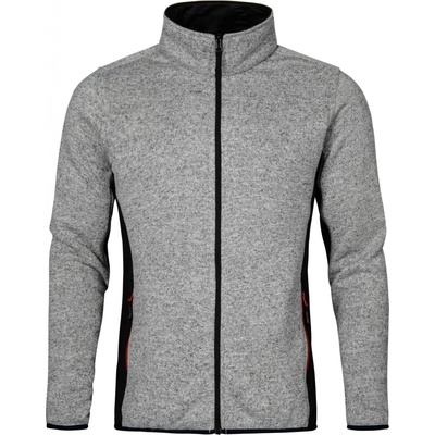 Promodoro pánska pletená fleecová E7700 Heather Grey