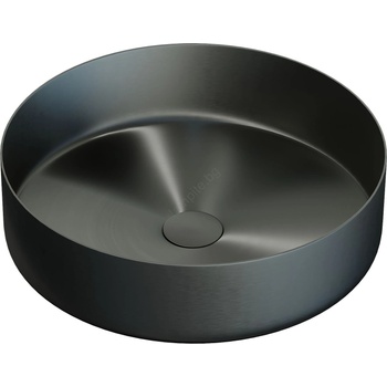 Bath Deluxe 06-040-16-02-00 - Мивка за плот ljordal, диам. 40 см, стомана/черна (bt0163)