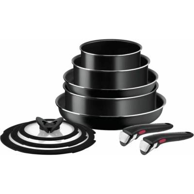 Tefal L1549042 Kuchynská súprava 10 ks INGENIO EASY COOK & CLEAN BLACK