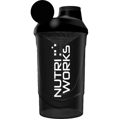 NutriWorks Šejkr 600ml - černý