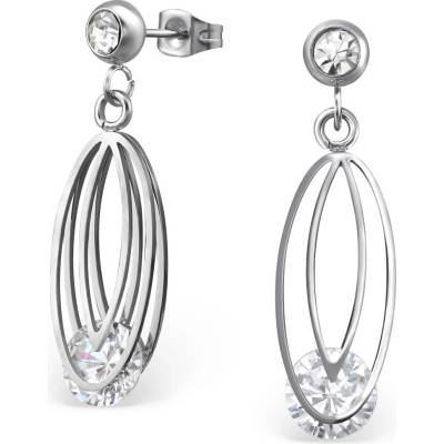 All4Silver oceľové náušnice visiace M32633-A4S