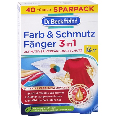 Dr.Beckmann Farb&Schmutz ubrousek na pohlcení barev při praní 3v1 40 ks