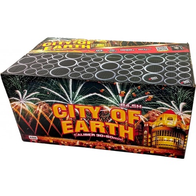 Sestavený ohňostroj CITY OF EARTH 84 ran 30/50 mm