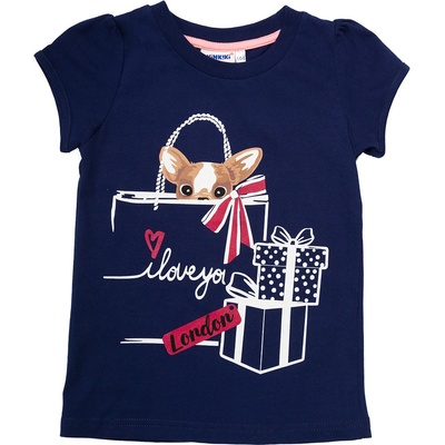 Winkiki dievčenské tričko tmavo modrá