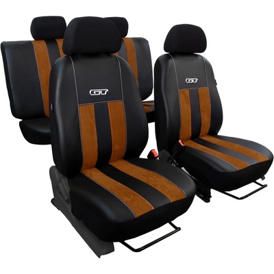 Autopoťah Pok-Ter GT Alcantara - hnedé