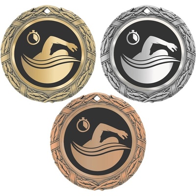 VIZINGR Plavání medaile D8D-LAC016 Stuhu vyberte z naší nabídky. D8D-LAC016 bronz