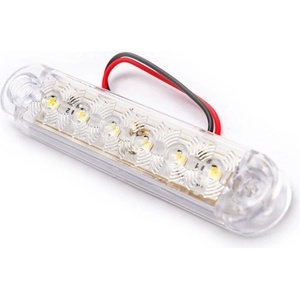  Габарит, бял 6 LED FR0173B 12-24V 100mm