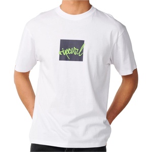 Rip Curl Мъжка тениска Rip Curl Rip Script Icon Tee T-shirt - White - размер XL (217-0612-0215)