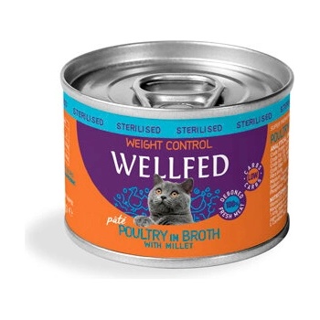 Image 1 of WELLFED Консерва за кастрирани котки с наднормено тегло и диабет