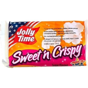 Jolly Time Sweet'n Crispy sladký popcorn 100g