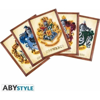 ABYstyle Sada pohlednic Harry Potter - Erby (5 ks)