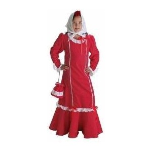 BigBuy Carnival Маскировъчен костюм за деца Chulapa Червен (3 Части) Размер 7-9 години