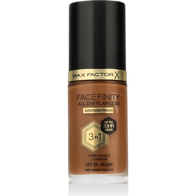 Max Factor Facefinity All Day Flawless SPF20 tekutý make-up s uv ochranou W89 Warm Praline 30 ml