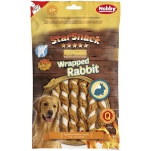 NOBBY Лакомство StarSnack 2в1 Barbecue Wrapped Rabbit 113 гр NOBBY Германия 50416