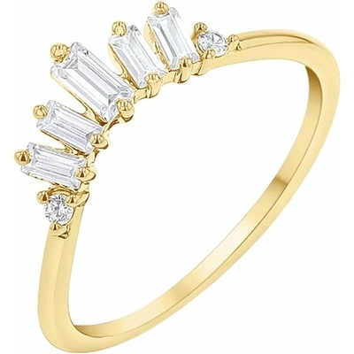 Eppi prsteň s baguette diamantmi Jevon R47658