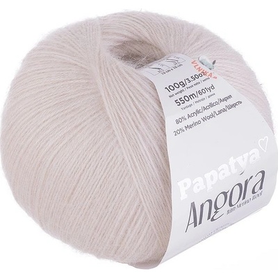 Příze Angora Merino 4150 bílá káva
