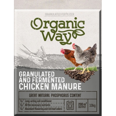 Seklos Био гранулирана ферментирала пилешка тор Chicken manure 10 кг