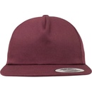 Urban Classics Unstructured 5-Panel Snapback maroon