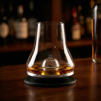 PEUGEOT Degustation - sklenená whisky pohár so studenou podložkou 380 ml