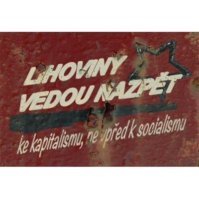 Ceduľa Lihoviny vedou nazpět