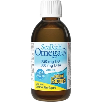 Image 1 of Natural Factors SeaRich Omega-3 4500 mg | With Vitamin D3 1000 IU [200 мл]