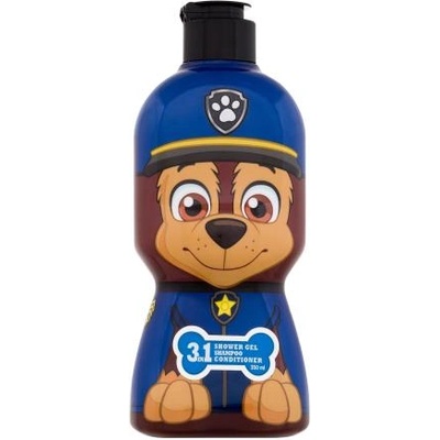 Nickelodeon Paw Patrol Chase 3in1 Shower Gel, Shampoo & Conditioner душ гел, шампоан и балсам с аромат на пъпеш 350 ml