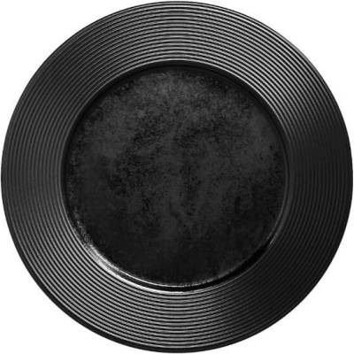 RAK Porcelain Talíř mělký 22 cm černá RAK-EDFP22