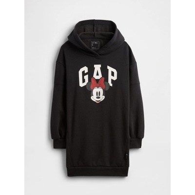 Detské mikinové šaty Gap & Disney čierna