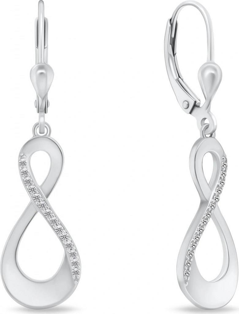 Brilio Silver náušnice SILVER022