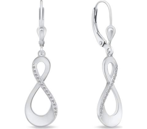 Brilio Silver náušnice SILVER022