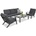 Garden Point Градински мебели Braga Coffee 5 Garden Point антрацит (GAP327-3)