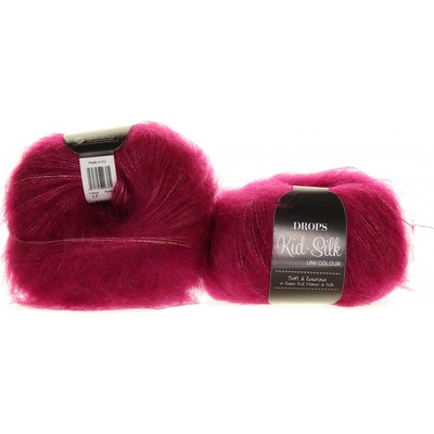 Drops Kid-Silk 17 vínová