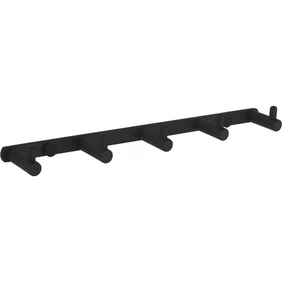 Mexen кука за кърпи с пет държача, черен - 709165-70 (709165-70)