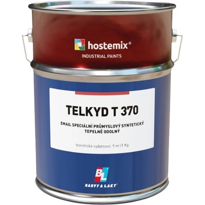 Barvy a laky Teluria Telkyd T 370 syntetická tepelne odolná farba 10 kg červenohnedá