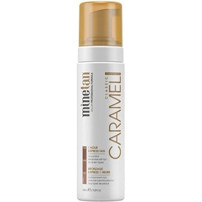 Minetan samoopaľovacie pena pre zlatisté opálenie Caramel ( Classic 1 Hour Express Tan) 200 ml