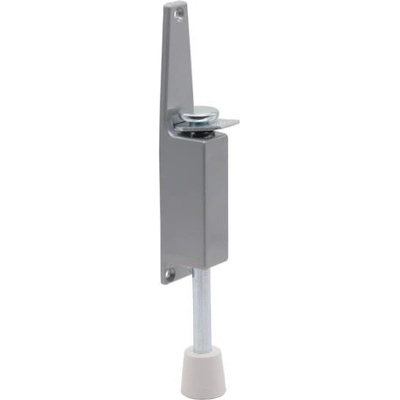 IBFM 245 - mechanický dverný stavač, doraz dverí s gumou, výška 180 mm, strieborný FM-ST-180_245