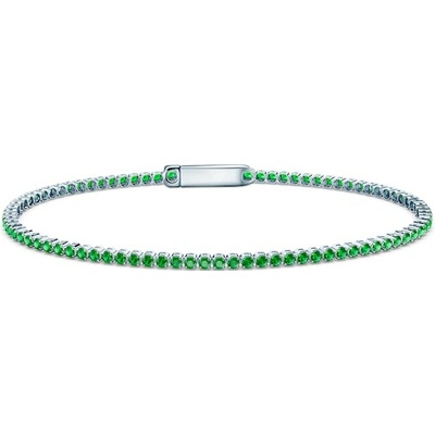 SAVICKI Tenisový náramok biele zlato se zirkónmi 2,1 mm 18 cm - B-B-B0121-00306-585-B