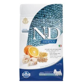 N&D Ocean Low Grain Dog Adult Mini Codfish & Orange 0,8 kg